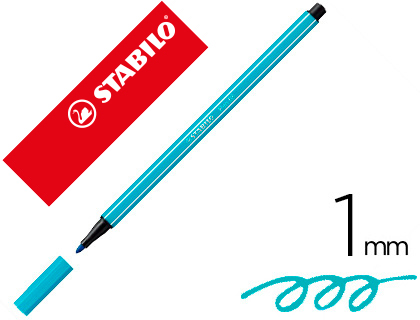 Rotulador acuarelable Stabilo Pen 68 tinta azul cobalto